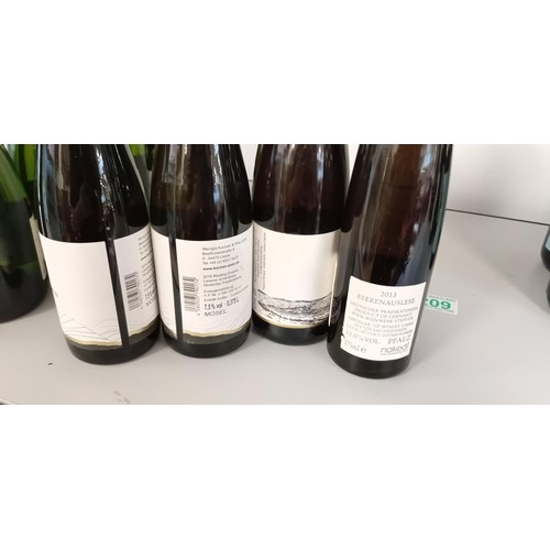 208 - 4x Bottles of wine 2x Kochan PLatz riesling wine, 1x Mosel Heinrichshof riesling wine & 1x G Stepp B... 