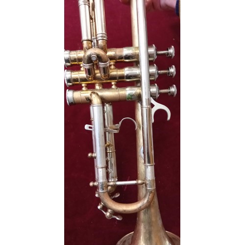 219 - Rudy Much 7M vintage trumpet in case