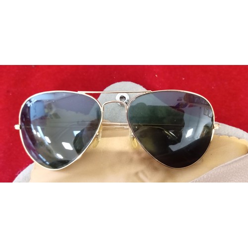 266 - Vintage Rayban sunglasses with original paperwork & case