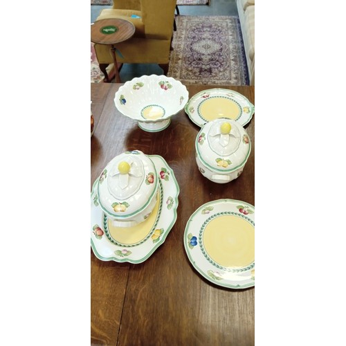 309 - Villeroy & Boch French Garden Vallance dinner set etc.