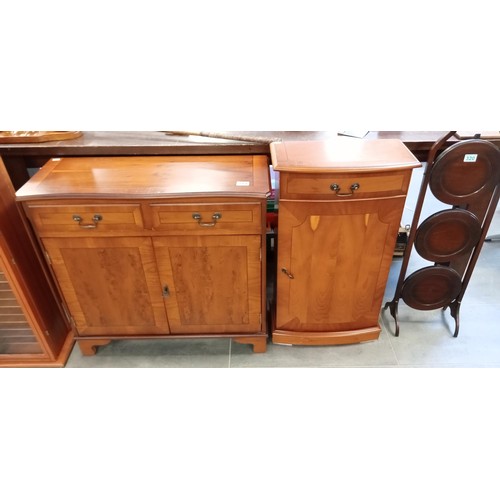 319 - 2 Slim console cabinets