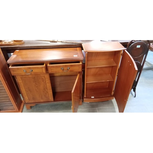 319 - 2 Slim console cabinets