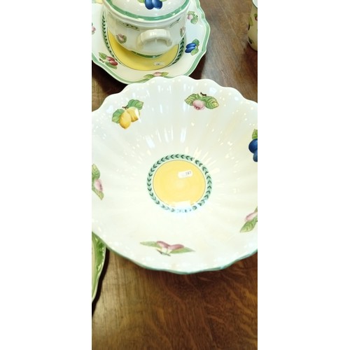 309 - Villeroy & Boch French Garden Vallance dinner set etc.