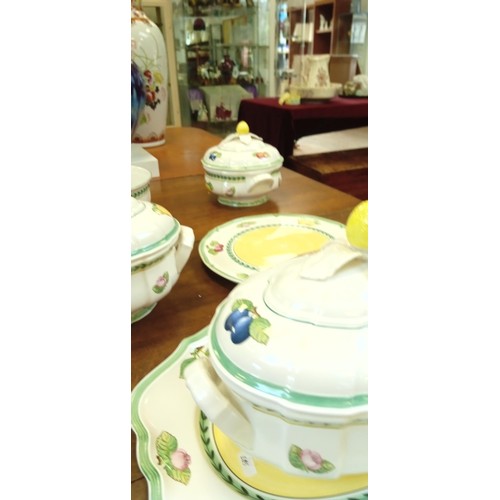 309 - Villeroy & Boch French Garden Vallance dinner set etc.