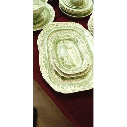 329 - Copeland and Garrett late Spode mixed dinner set