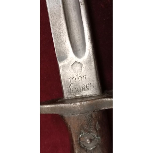 268A - 1907 Wilkinsons bayonet with sheath