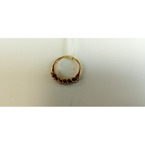 132 - 18ct fully hallmarked gold and diamond ring 0.72cts size M approx. 2.43g approx. with valuation lett... 