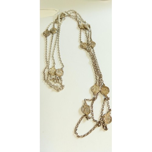 137 - Ola Gorie sterling silver chain 43g approx.