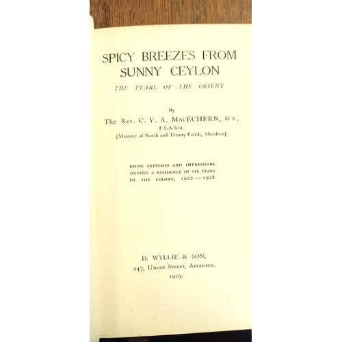 94 - Books relating to Ceylon: 