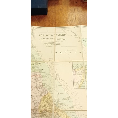 96 - London Atlas Map of the Nile Valley, published by Edward Stanford, c1900.