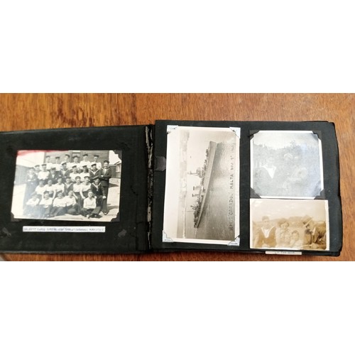 102 - A unique collection of original photographs (in an album) detailing the life of a sailor from the se... 