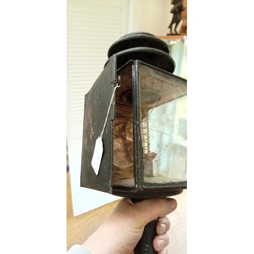 116 - Large vintage coach lamp