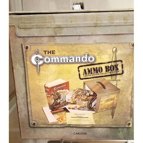 156 - Commando Ammo Box, limited edition collector's pack. Published by Carlton., with exclusive reprint o... 