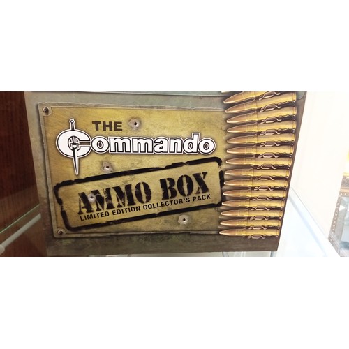 156 - Commando Ammo Box, limited edition collector's pack. Published by Carlton., with exclusive reprint o... 