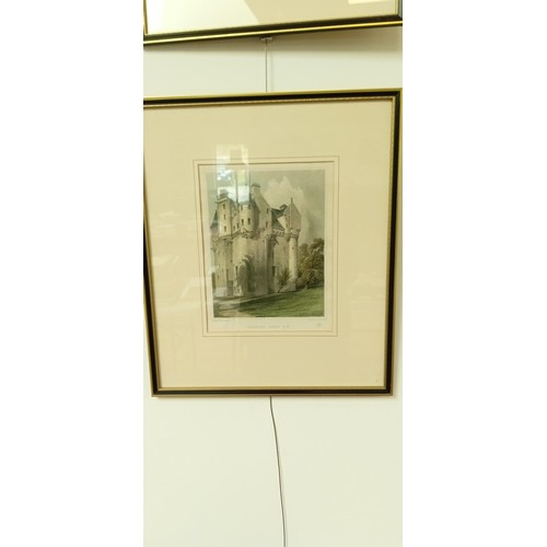 205 - 8 Framed pictures of Scottish castles