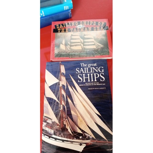 207 - A number of books relating to sailing ships.