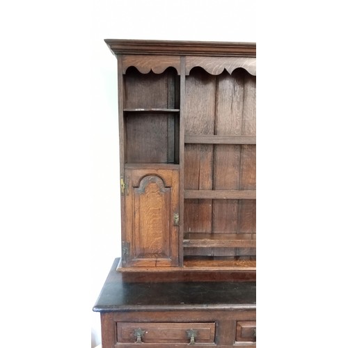 254 - Late 18th/ early 19th oak dresser