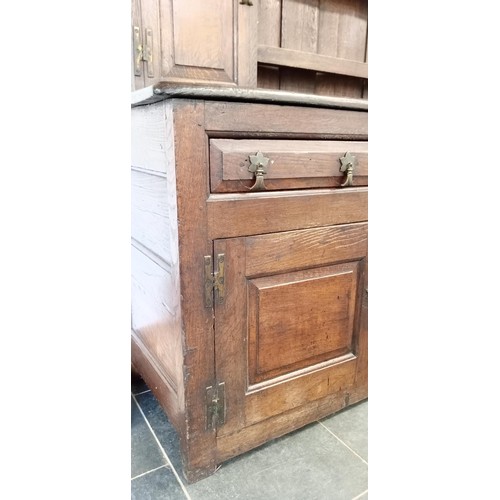 254 - Late 18th/ early 19th oak dresser