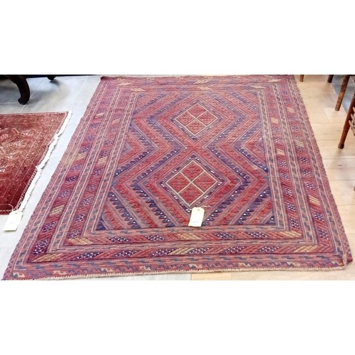 261 - Afghan Mushwani 100% wool rug 188 x 151cm approx.