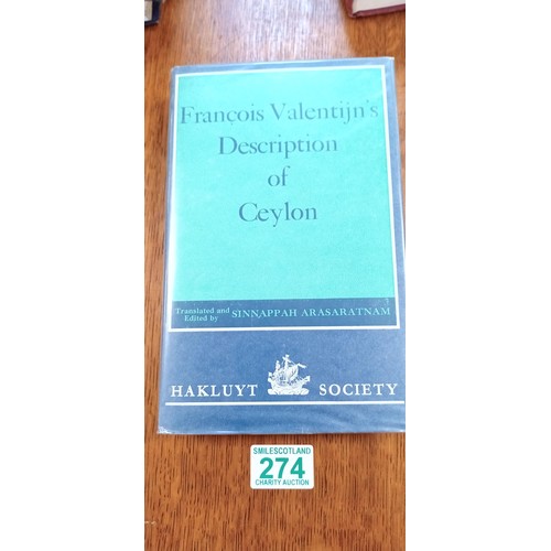 274 - Books relating to Ceylon:  Including 