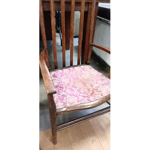 299 - 2 vintage wooden chairs