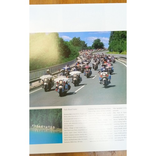 335 - Ride Free Forever 'The Legends of Harley Davidsons' 2 volumes in original binder