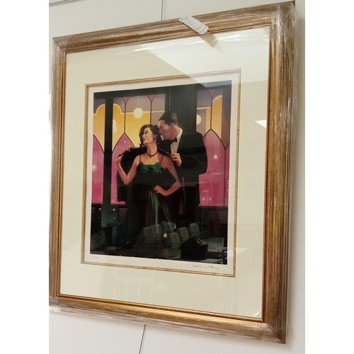 6 - Jack Vettriano OBE (Scottish born 1951) framed, limited edition signed print of 'Words of Wisdom' 15... 