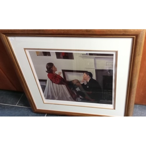 12 - Jack Vettriano OBE (Scottish born 1951) framed, limited edition signed print of 'Models in the Studi... 