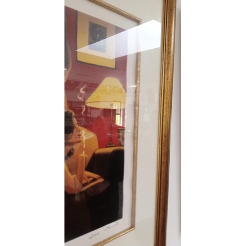 9 - Jack Vettriano OBE (Scottish born 1951) framed, limited edition signed print of 'Parlour of Temptati... 