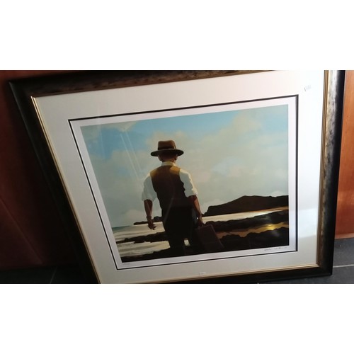 19 - Jack Vettriano OBE (Scottish born 1951) framed, limited edition signed print of 'The Drifter' 230 of... 