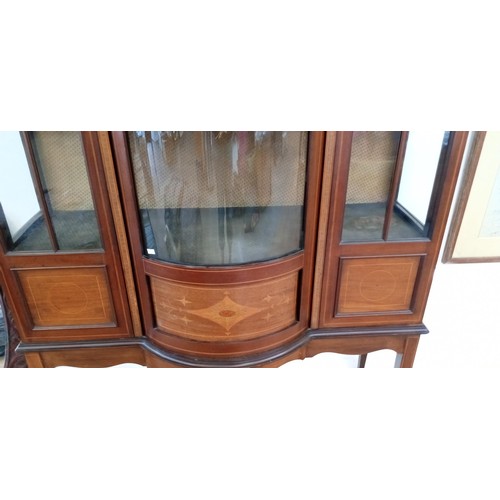 6 - Edwardian display cabinet with inlay