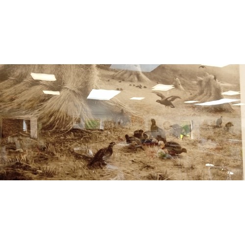 7 - Photo engraving of Highland Raiders The Grouse at Home painted by Joseph Farquharson ARA