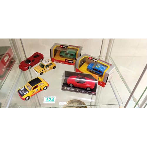 124 - Selection of collectable toy cars