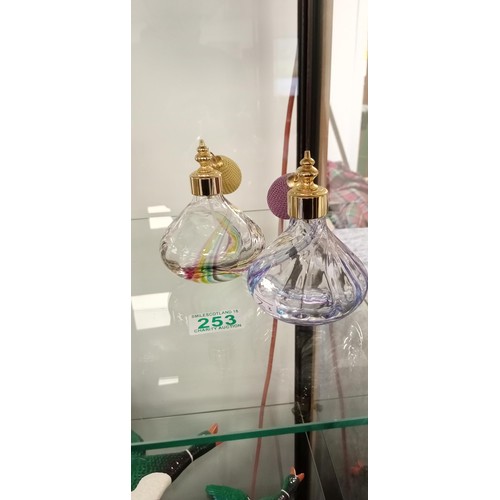 253 - 2 perfume atomisers