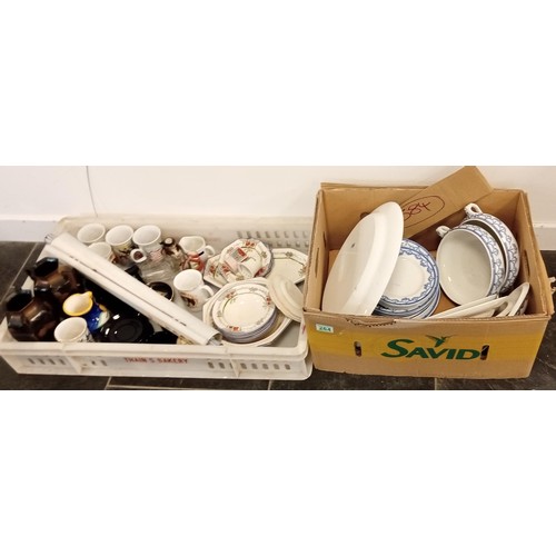 264 - 2 boxes of China ware