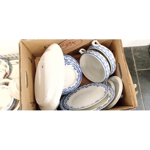 264 - 2 boxes of China ware