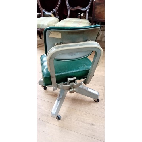 296 - Vintage industrial chair Steelcase Co Grand Rapids patented