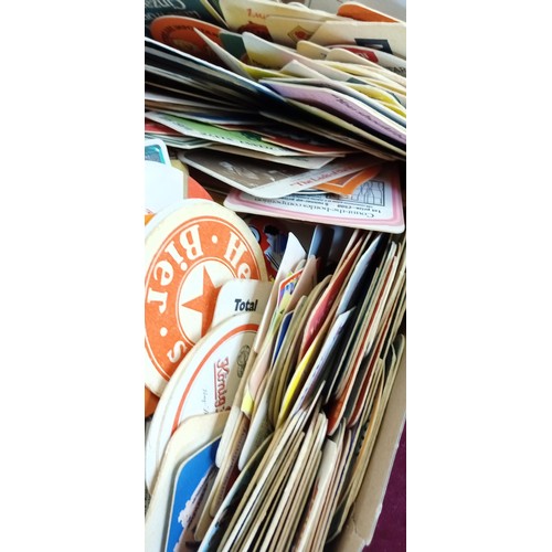 332 - Large collection of beer mats etc