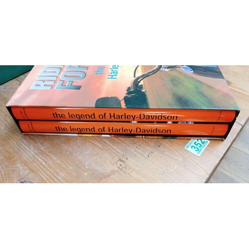 352 - Ride Free Forever Harley Davidson book set