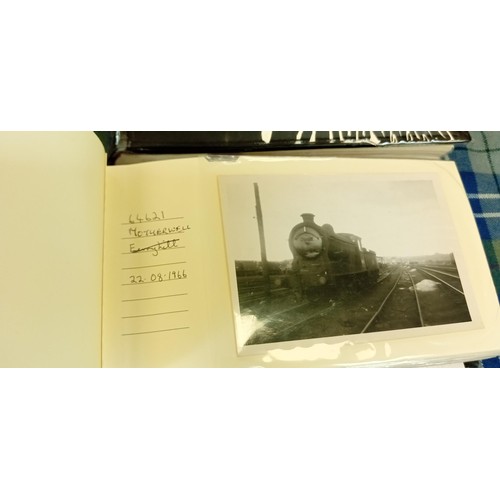 374 - Black & white photographs of various steam railway engines