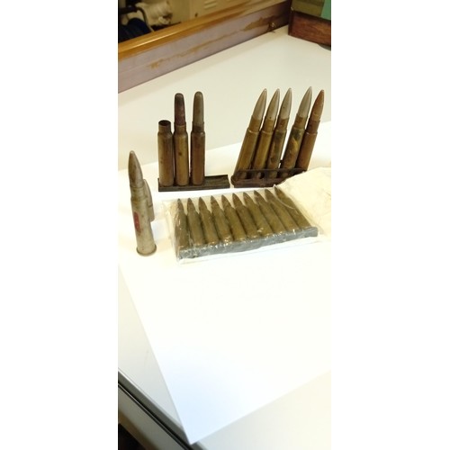 13 - Selection of real bullets inert ammunition for collectors