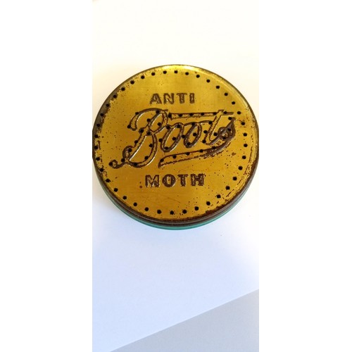 14 - Vintage Anti Moth Boots the chemist tin