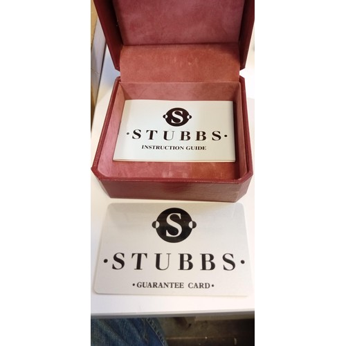 38 - Stubbs watch in original box