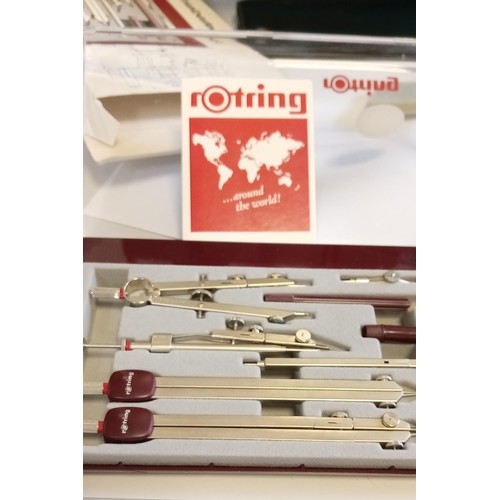 40 - Rotring compass set in original case and unused