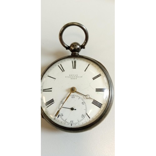 73 - Silver hallmarked pocket watch by  Bevan Birkenhead 4467 plus Ingersoll Triumph pocket watch