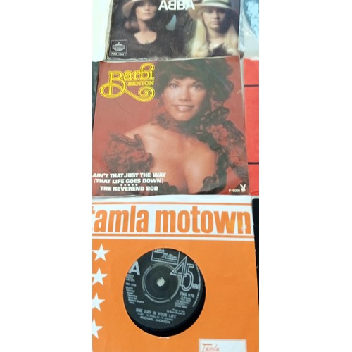 87 - A selection of 45 RPM singles Records to include 10cc Abba Queen etc