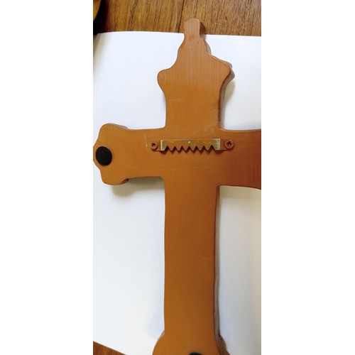 97 - approx 11 inch ceramic cross