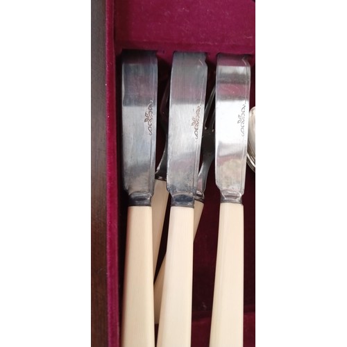 69 - William Page & Partner boxed cutlery set