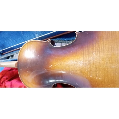 133 - Vintage violin A/F and case