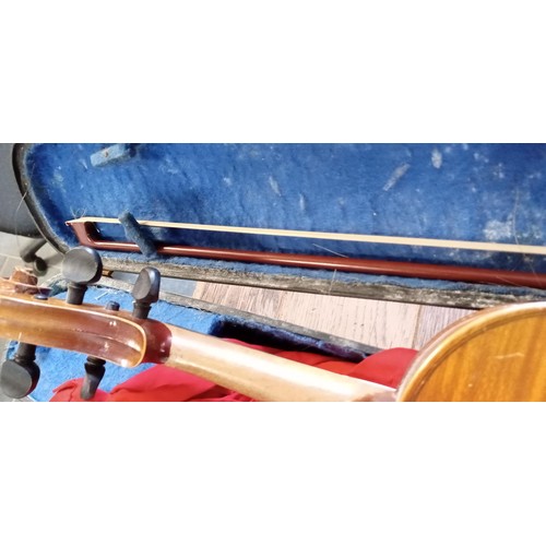 133 - Vintage violin A/F and case